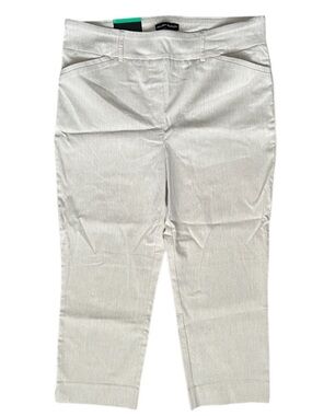 NWT Hilary Radley Capri Pant Beige Size 12